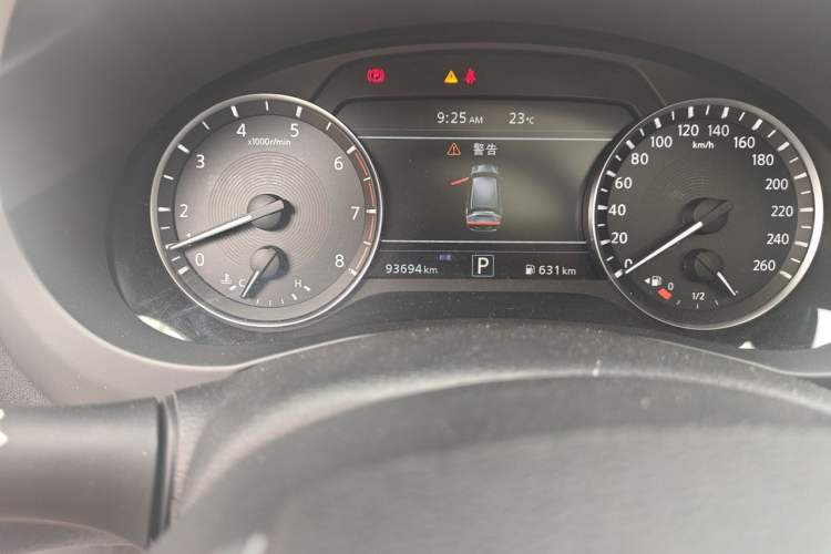 Used Infiniti QX50 2018 2.0T Four-Wheel Drive Elite Edition Odometer Close Up