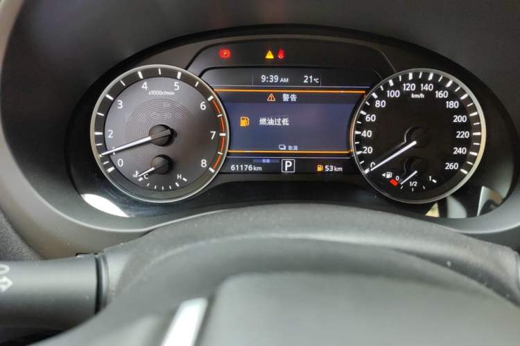 Used Infiniti QX50 2018 2.0T Four-Wheel Drive Elite Edition Odometer Close Up