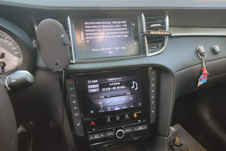 Used Infiniti QX50 2019 2.0T 30th Anniversary Limited Edition Audio And AC Panel