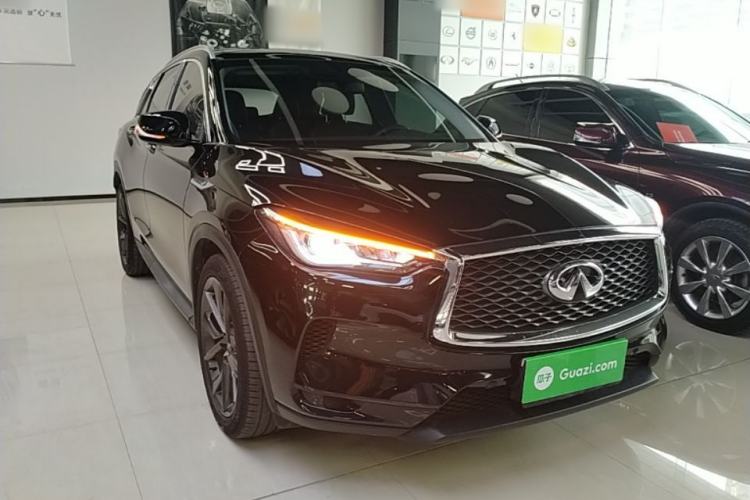 Used Infiniti QX50 2020 Revised Version 2.0T All-Wheel Drive Elite Edition Front Right 45 Deg