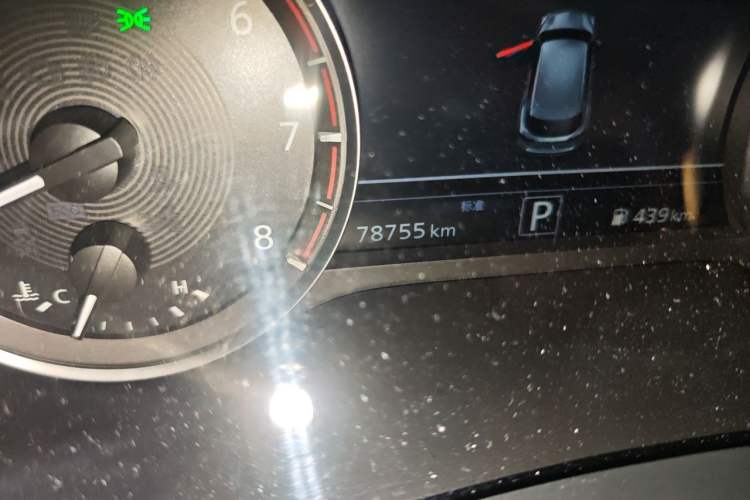 Used Infiniti QX50 2020 Revised Version 2.0T All-Wheel Drive Elite Edition Odometer Close Up
