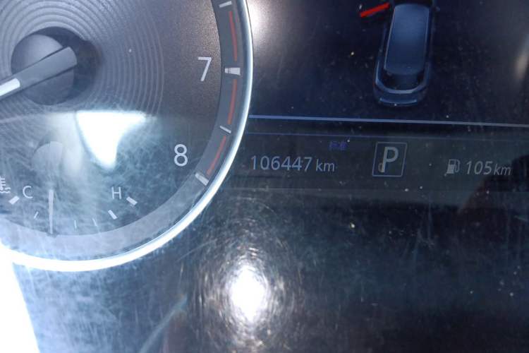 Used Infiniti QX50 2020 2.0T Two-Wheel Drive Fashion Edition Odometer Close Up