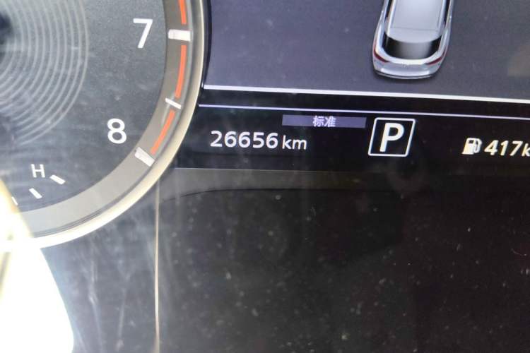 Used Infiniti QX50 2020 Revised Version 2.0T Four-Wheel Drive Flagship Edition Odometer Close Up