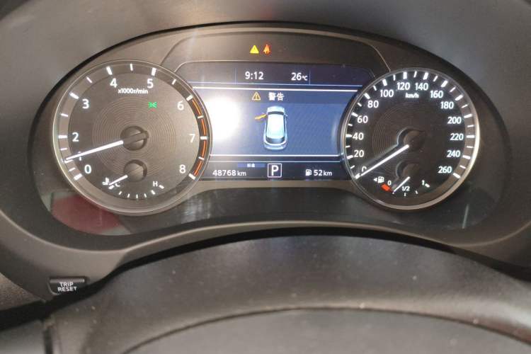 Used Infiniti QX50 2020 Revised Version 2.0T All-Wheel Drive Elite Edition Odometer Close Up