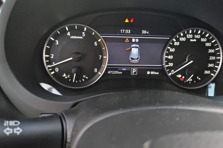 Used Infiniti QX50 2020 2.0T All-Wheel-Drive Elite Version Odometer Close Up