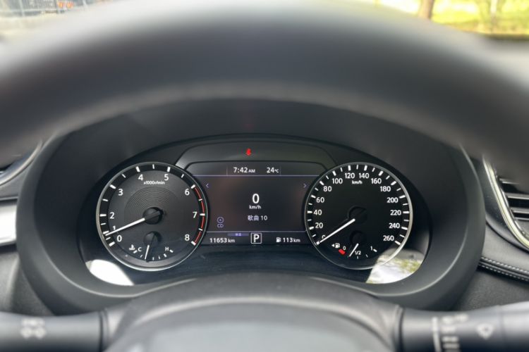 Used Infiniti QX50 2020 Revised Version 2.0T Two-Wheel Drive Fashion Edition Odometer Close Up