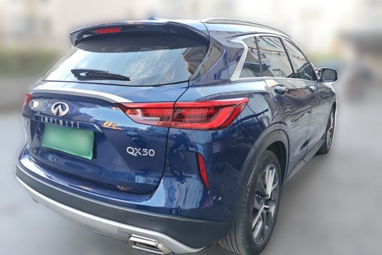 Used Infiniti QX50 2020 2.0T Four-Wheel Drive Luxury Edition Rear Right 45 Deg
