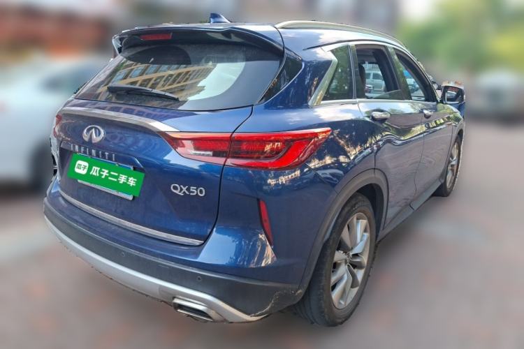 Used Infiniti QX50 2020 2.0T All-Wheel-Drive Elite Version Rear Right 45 Deg