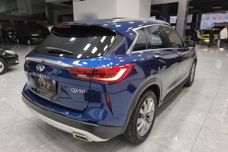 Used Infiniti QX50 2020 2.0T All-Wheel-Drive Elite Version Rear Right 45 Deg