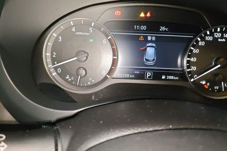 Used Infiniti QX50 2020 Revised Version 2.0T All-Wheel Drive Elite Edition Odometer Close Up
