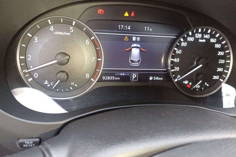 Used Infiniti QX50 2020 Revised Version 2.0T All-Wheel Drive Navigation Edition Odometer Close Up