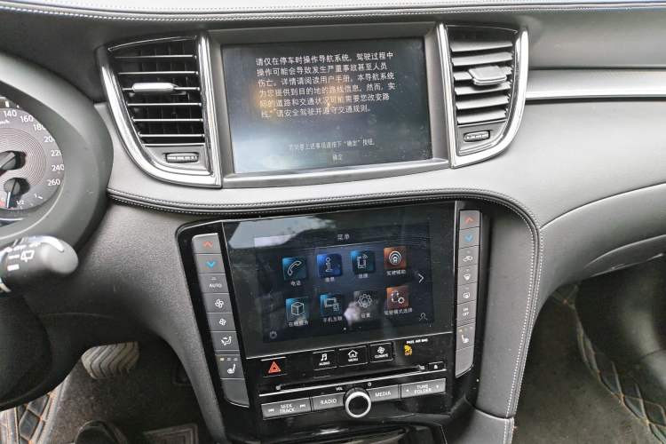 Used Infiniti QX50 2020 2.0T All-Wheel-Drive Elite Version Audio And AC Panel