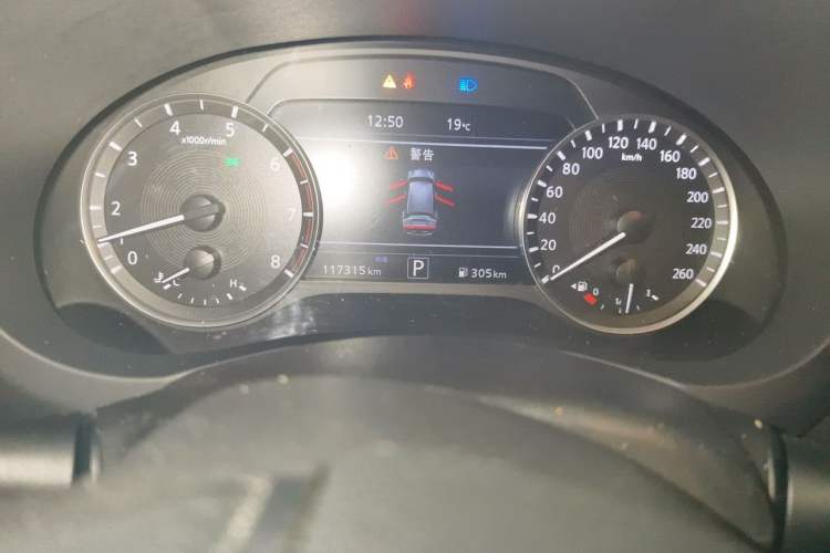 Used Infiniti QX50 2020 Revised Version 2.0T All-Wheel Drive Elite Edition Odometer Close Up