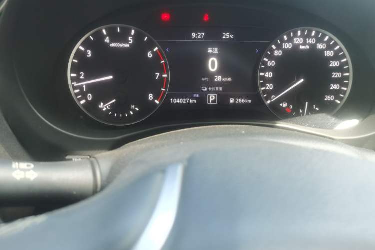 Used Infiniti QX50 2020 Revised Version 2.0T Two-Wheel Drive Fashion Edition Odometer Close Up