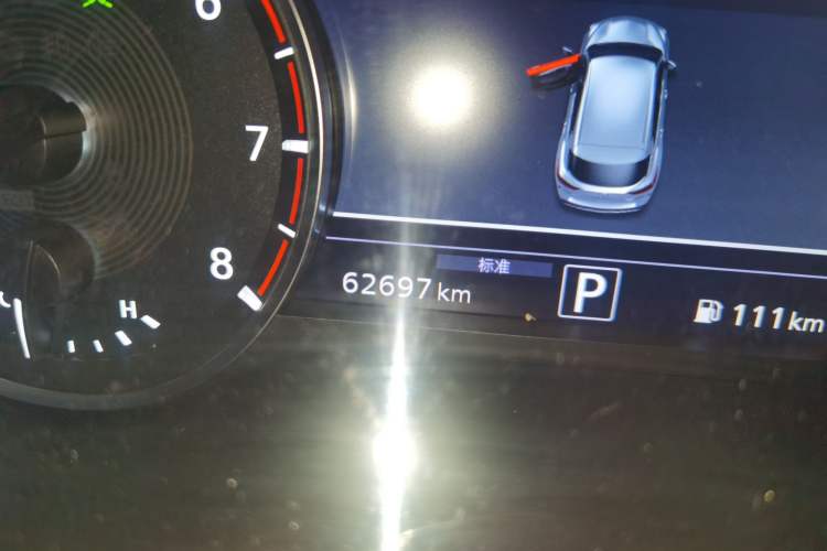 Used Infiniti QX50 2020 Revised Version 2.0T Two-Wheel Drive Fashion Edition Odometer Close Up