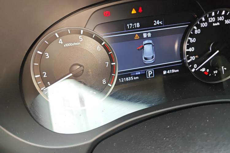 Used Infiniti QX50 2020 Revised Version 2.0T All-Wheel Drive Elite Edition Odometer Close Up