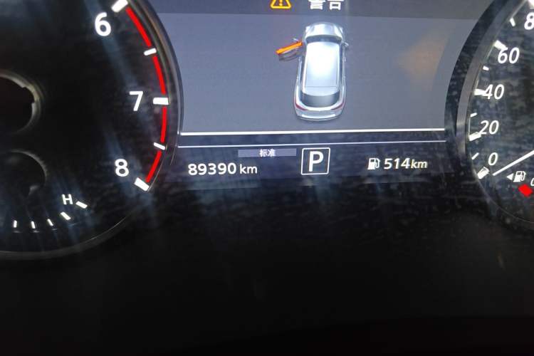 Used Infiniti QX50 2020 Revised Version 2.0T Two-Wheel Drive Fashion Edition Odometer Close Up