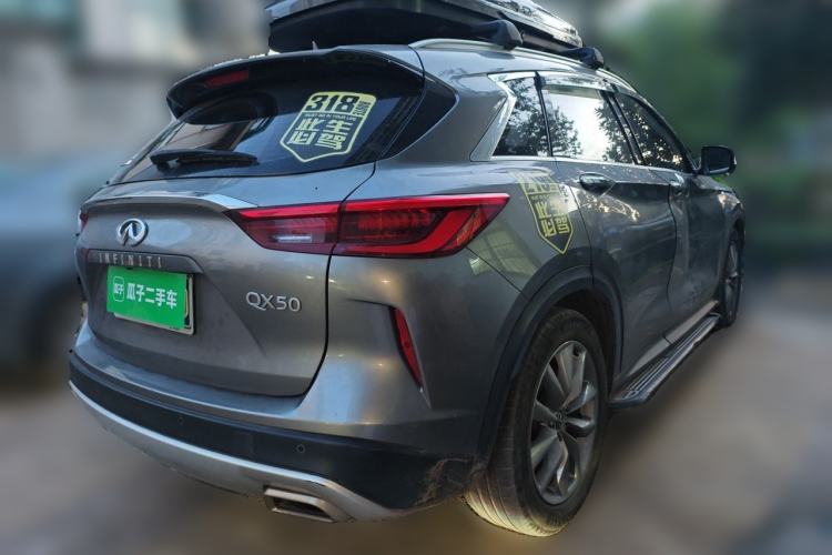 Used Infiniti QX50 2020 2.0T All-Wheel-Drive Elite Version Rear Right 45 Deg