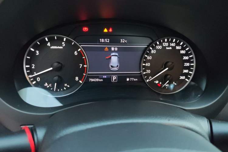 Used Infiniti QX50 2020 Revised Version 2.0T All-Wheel Drive Elite Edition Odometer Close Up