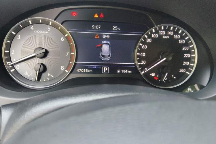 Used Infiniti QX50 2020 2.0T Two-Wheel Drive Fashion Edition Odometer Close Up