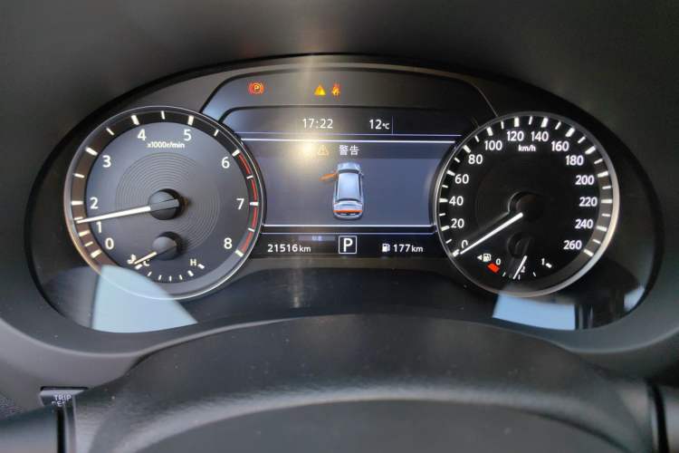 Used Infiniti QX50 2020 Revised Version 2.0T Two-Wheel Drive Fashion Edition Odometer Close Up