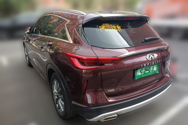 Used Infiniti QX50 2020 2.0T All-Wheel-Drive Elite Version Rear Left 45 Deg
