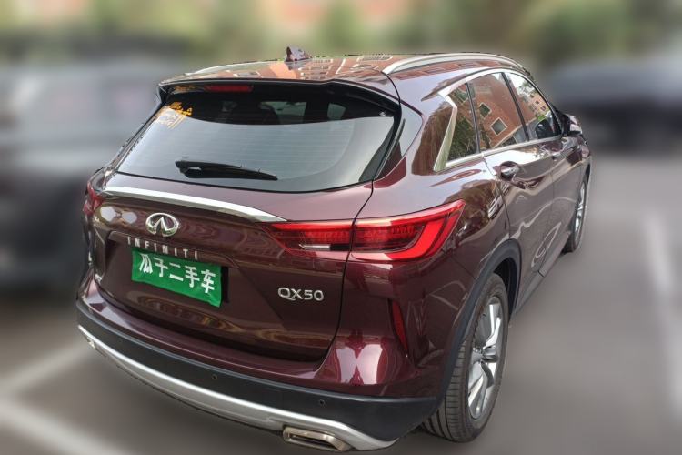 Used Infiniti QX50 2020 2.0T All-Wheel-Drive Elite Version Rear Right 45 Deg