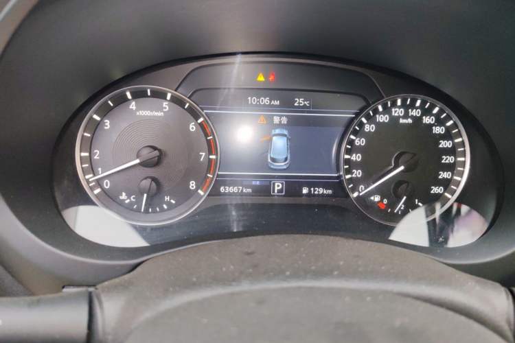 Used Infiniti QX50 2020 2.0T Two-Wheel Drive Fashion Edition Odometer Close Up