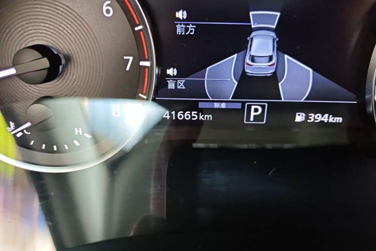 Used Infiniti QX50 2020 Revised Version 2.0T Four-Wheel Drive Smart Edition Odometer Close Up
