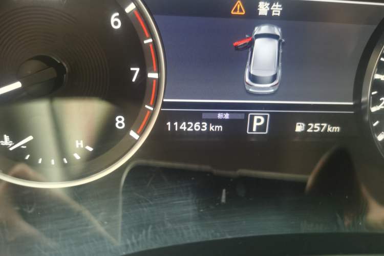 Used Infiniti QX50 2020 Revised Version 2.0T Two-Wheel Drive Fashion Edition Odometer Close Up