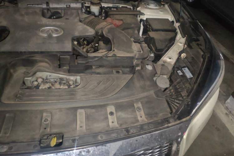 Used Infiniti QX50 2020 Revised Version 2.0T All-Wheel Drive Elite Edition Engine Bay Left