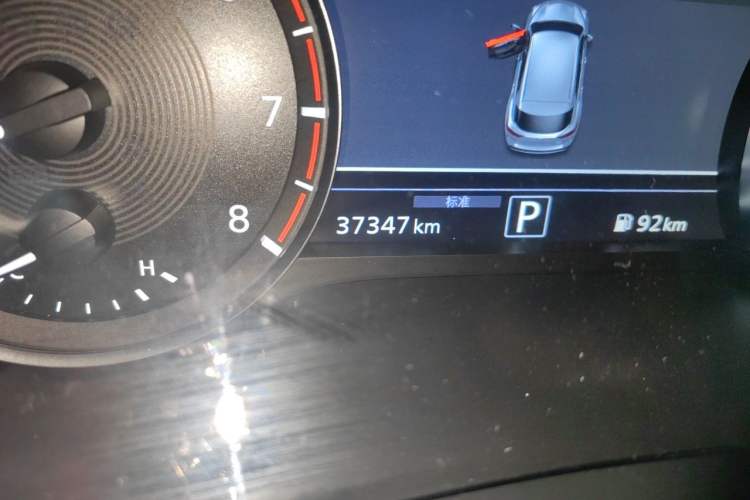 Used Infiniti QX50 2020 Revised Version 2.0T Two-Wheel Drive Fashion Edition Odometer Close Up