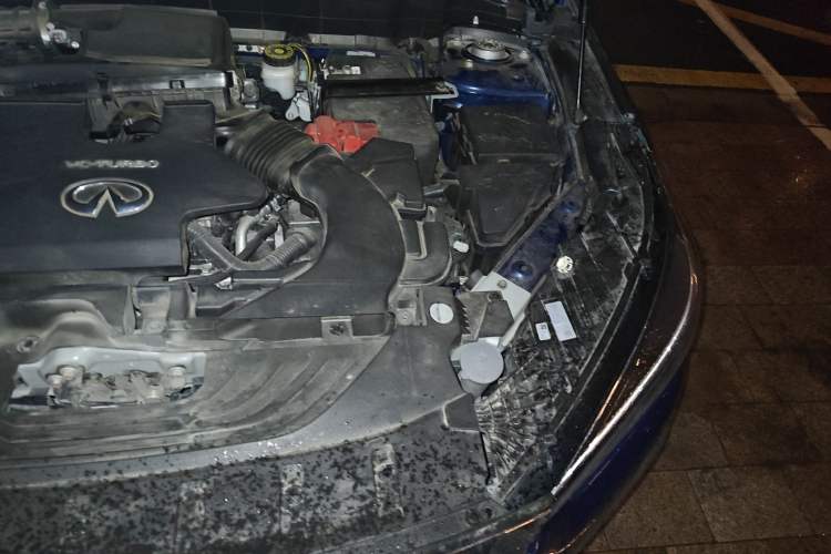 Used Infiniti QX50 2022 2.0T Two-Wheel Drive Navigation Edition Engine Bay Left