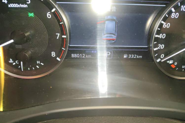 Used Infiniti QX50 2022 2.0T Four-Wheel Drive Elite Edition Odometer Close Up