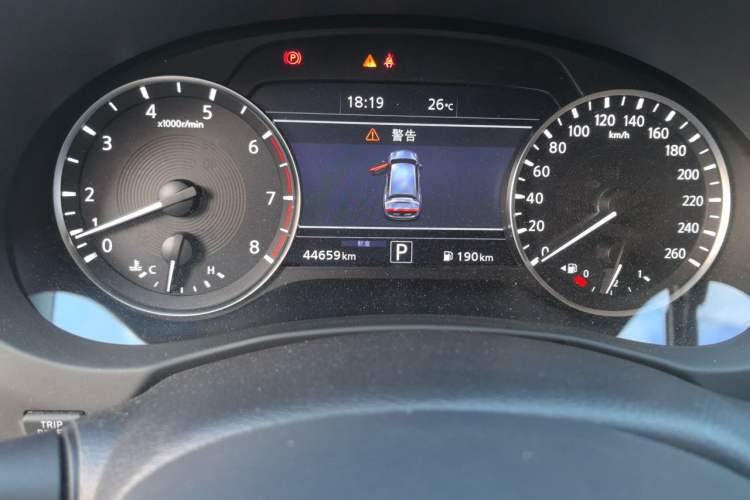 Used Infiniti QX50 2022 2.0T Four-Wheel Drive Elite Edition Odometer Close Up