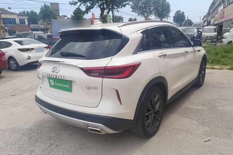 Used Infiniti QX50 2022 2.0T Four-Wheel Drive Navigation Edition Rear Right 45 Deg