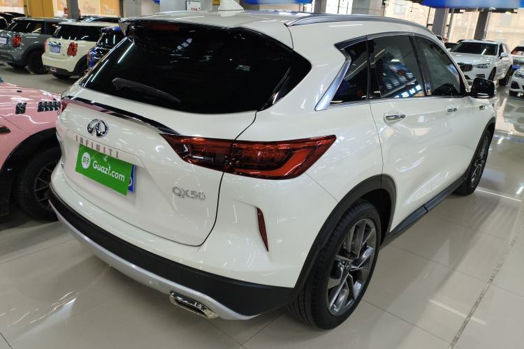 Used Infiniti QX50 2022 2.0T Four-Wheel Drive Navigation Edition Rear Right 45 Deg