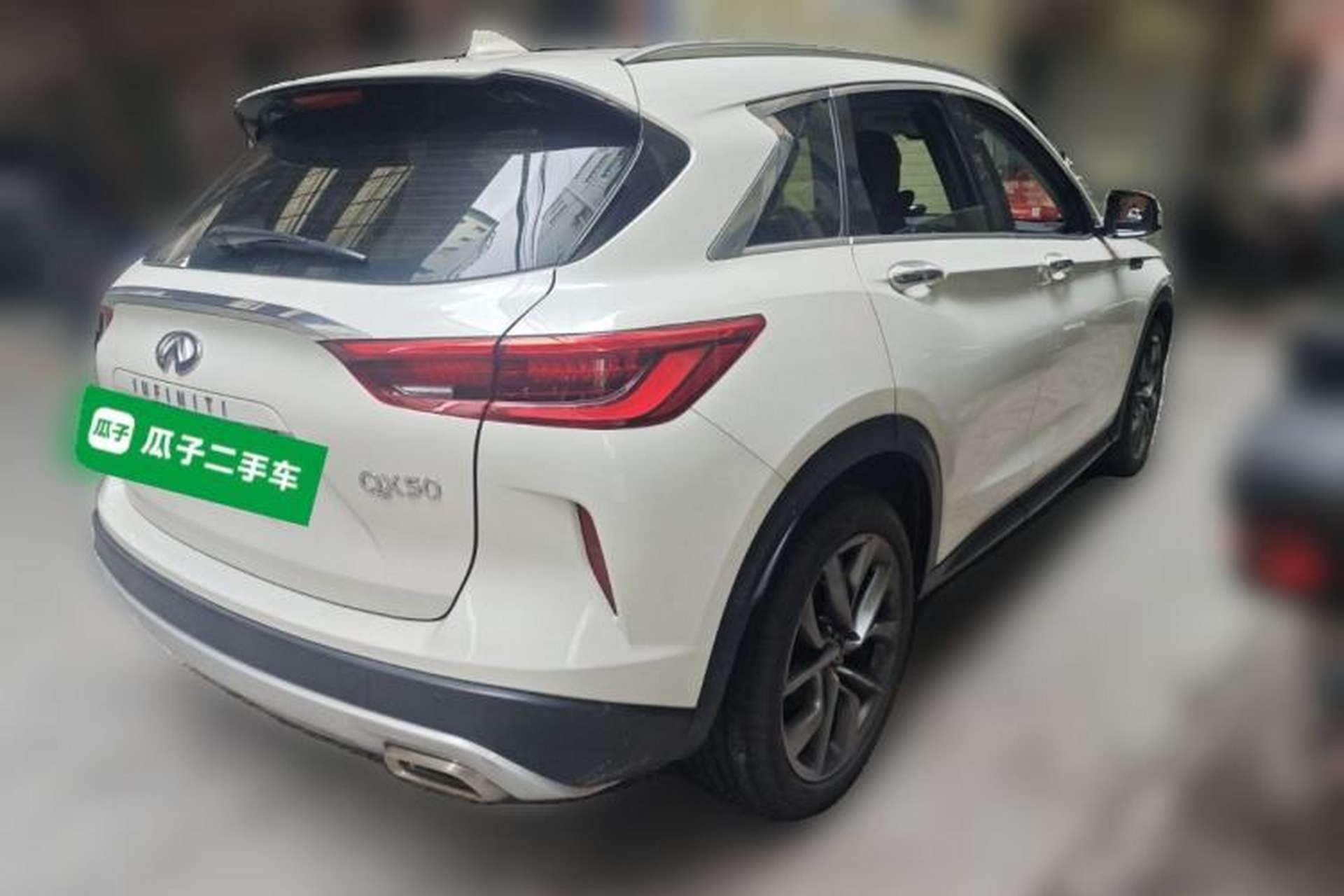 Used Infiniti QX50 2022 2.0T Two-Wheel Drive Navigation Edition Rear Right 45 Deg