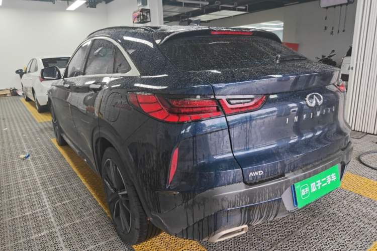 Used Infiniti QX55 2022 2.0T All-Wheel-Drive Luxury Edition Rear Left 45 Deg