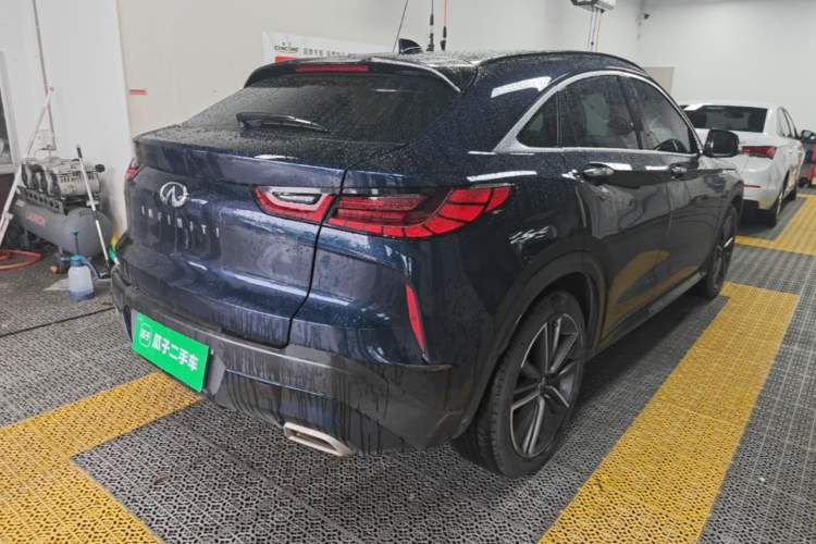 Used Infiniti QX55 2022 2.0T All-Wheel-Drive Luxury Edition Rear Right 45 Deg