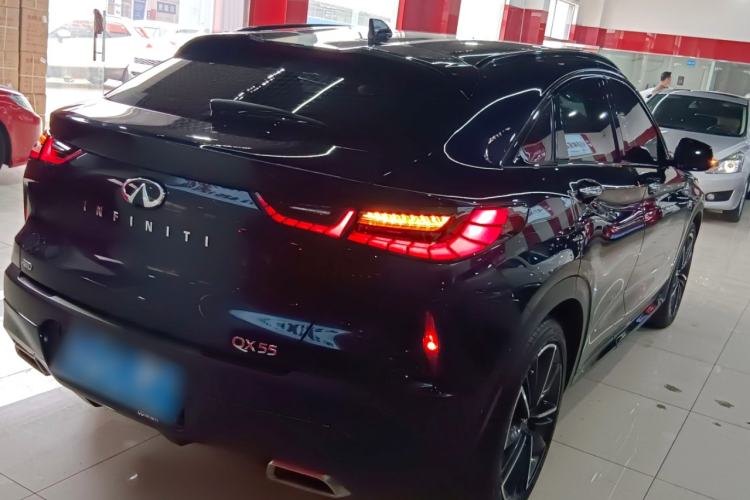 Used Infiniti QX55 2022 2.0T All-Wheel-Drive Luxury Edition Rear Right 45 Deg