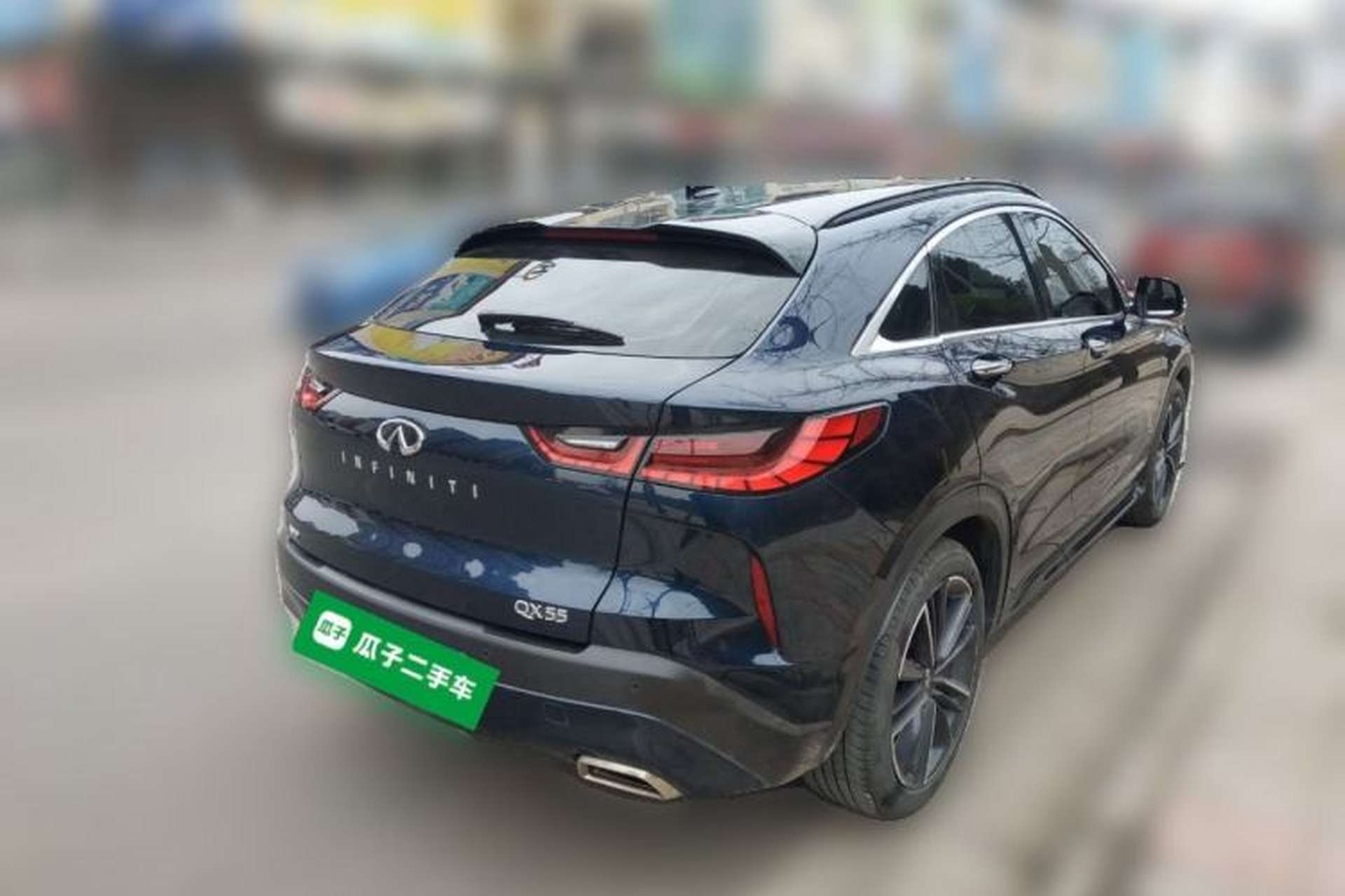 Used Infiniti QX55 2022 2.0T All-Wheel-Drive Luxury Edition Rear Right 45 Deg