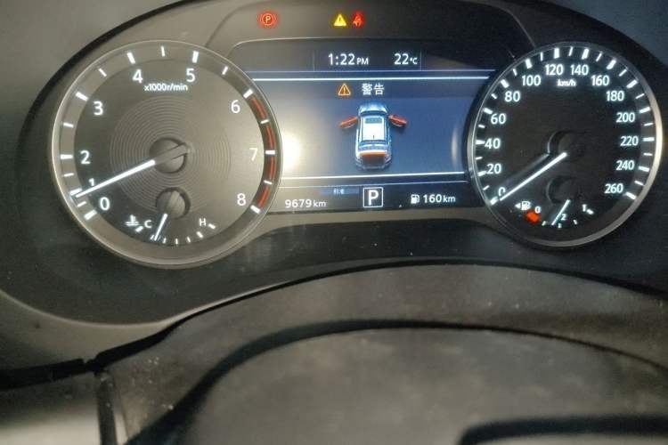 Used Infiniti QX55 2022 2.0T All-Wheel-Drive Ignite Edition Odometer Close Up
