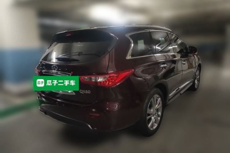 Used Infiniti QX60 2014 3.5L Two-Wheel Drive Excellence Edition Rear Right 45 Deg