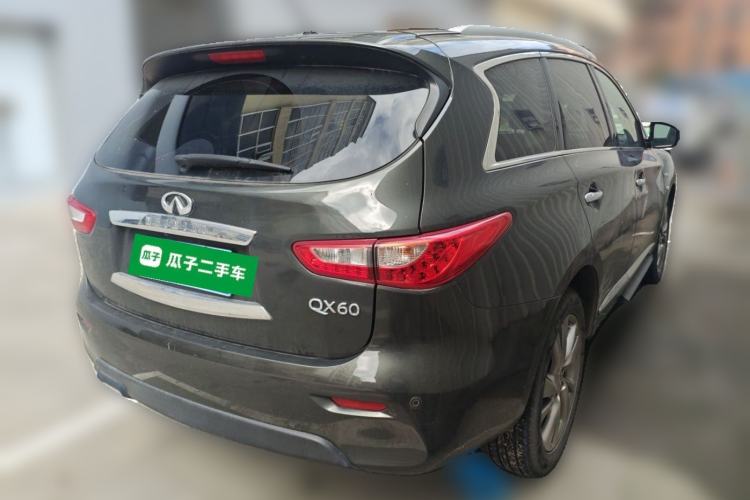 Used Infiniti QX60 2014 2.5 S/C Hybrid Two-Wheel Drive Excellence Edition Rear Right 45 Deg