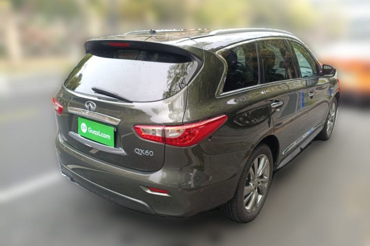 Used Infiniti QX60 2014 2.5 S/C Hybrid Two-Wheel Drive Excellence Edition Rear Right 45 Deg