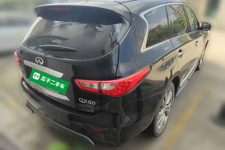 Used Infiniti QX60 2014 2.5 S/C Hybrid Two-Wheel Drive Excellence Edition Rear Right 45 Deg