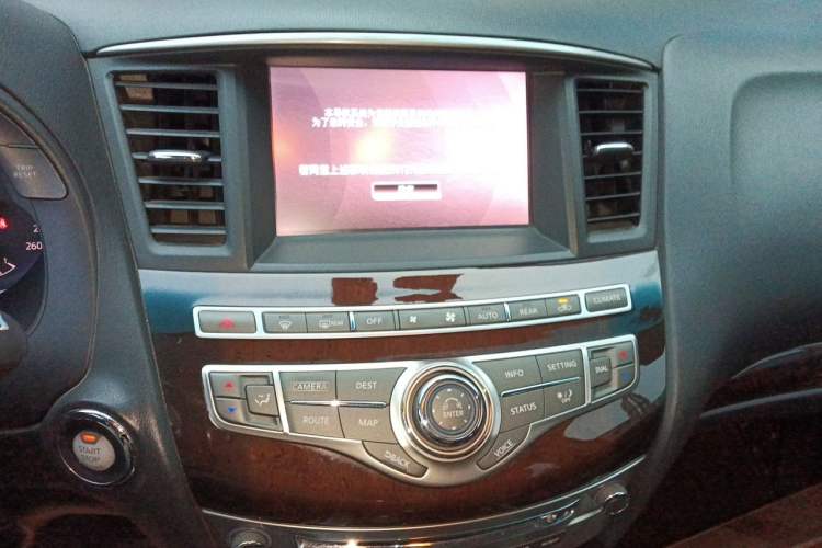 Used Infiniti QX60 2014 3.5L Two-Wheel Drive Excellence Edition Audio And AC Panel