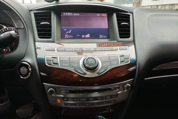 Used Infiniti QX60 2014 2.5 S/C Hybrid Two-Wheel Drive Excellence Edition Audio And AC Panel