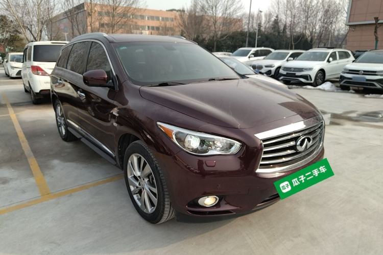 Used Infiniti QX60 2014 2.5 S/C Hybrid All-Wheel-Drive Versatile Edition Front Right 45 Deg